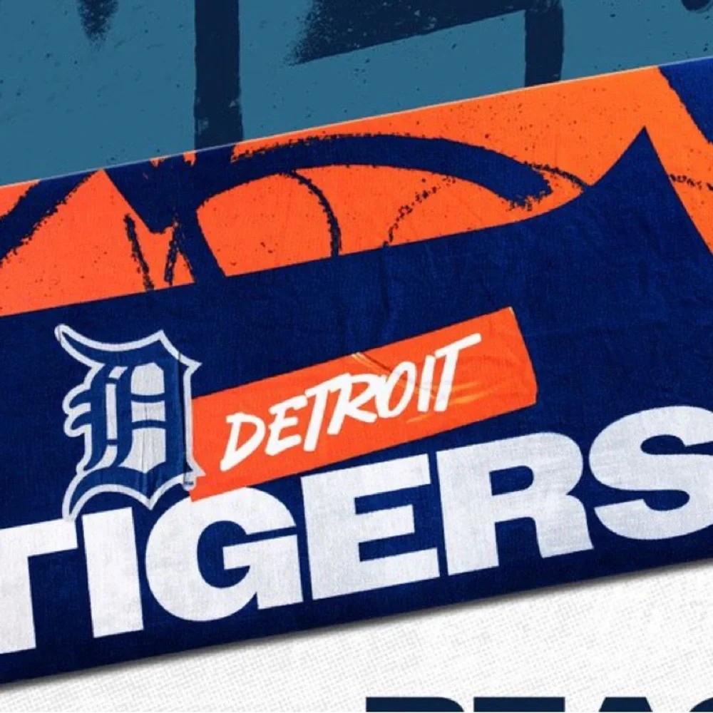 Detroit Tigers Beach Towel